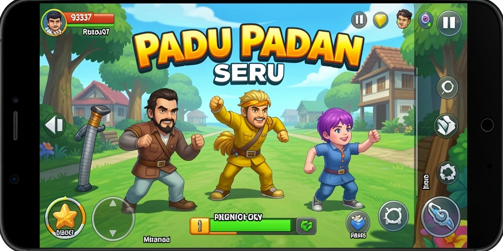 Screenshot utama dari gameplay seru di 93337.