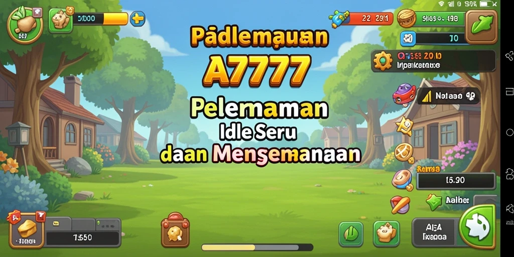 Gambar screenshot A7777 menampilkan momen seru gameplay Idle.