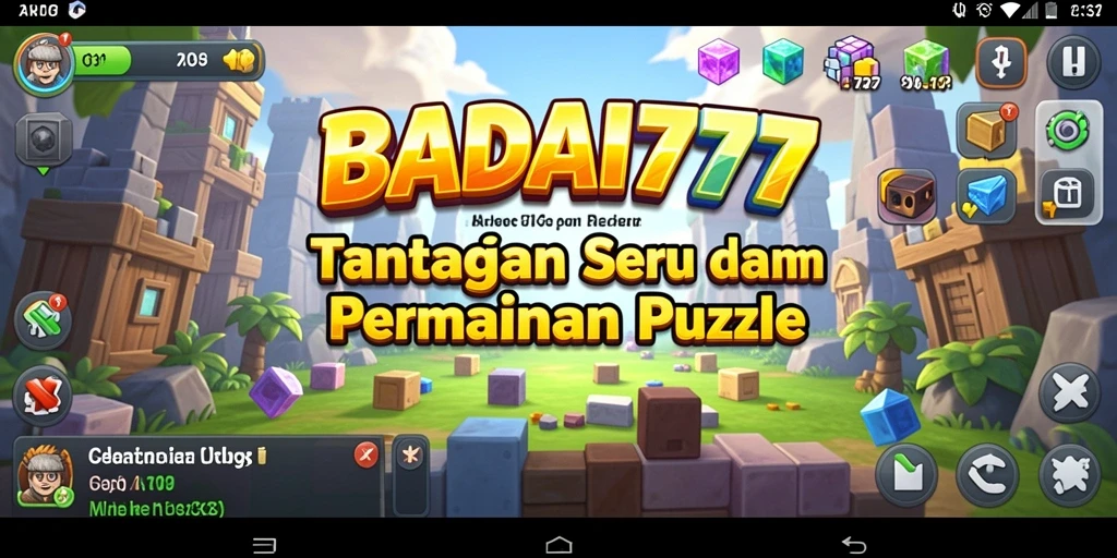 Screenshot menunjukkan gameplay Puzzle yang menantang dan menarik.