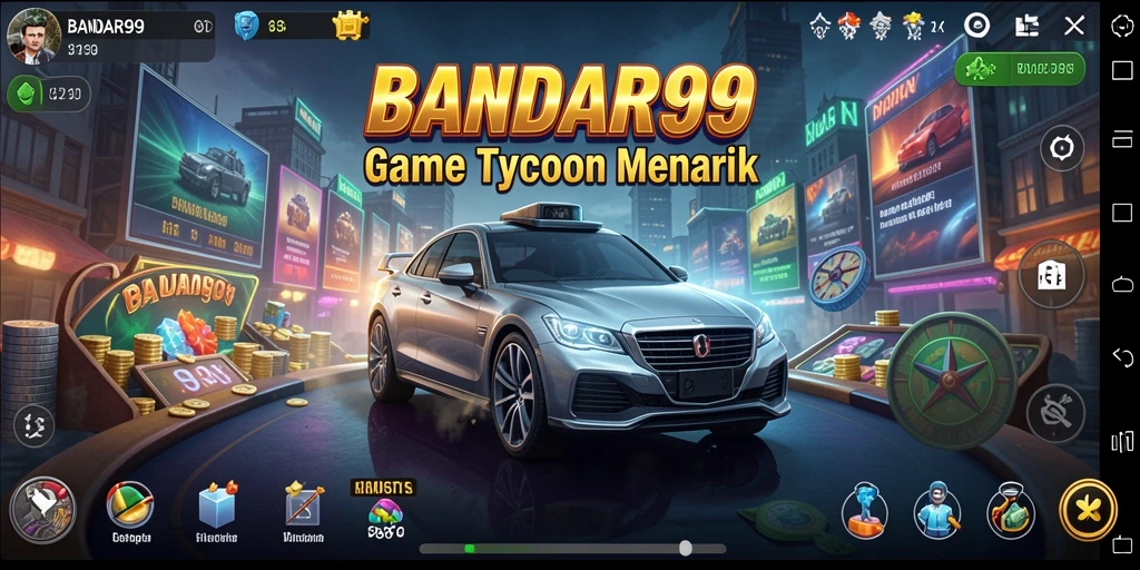 Tampilan gameplay BANDAR99 dengan berbagai elemen bisnis.