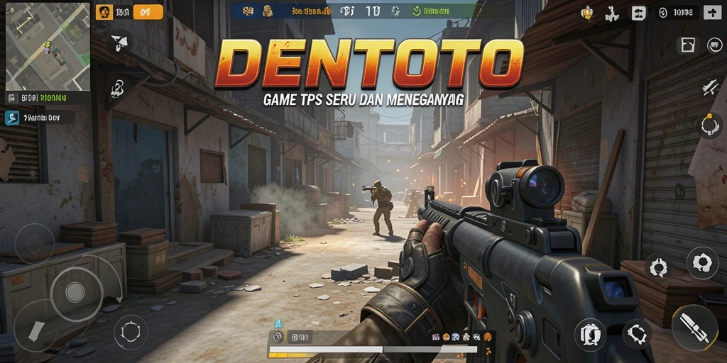 Tampilan gameplay DENTOTO yang menegangkan dan seru.