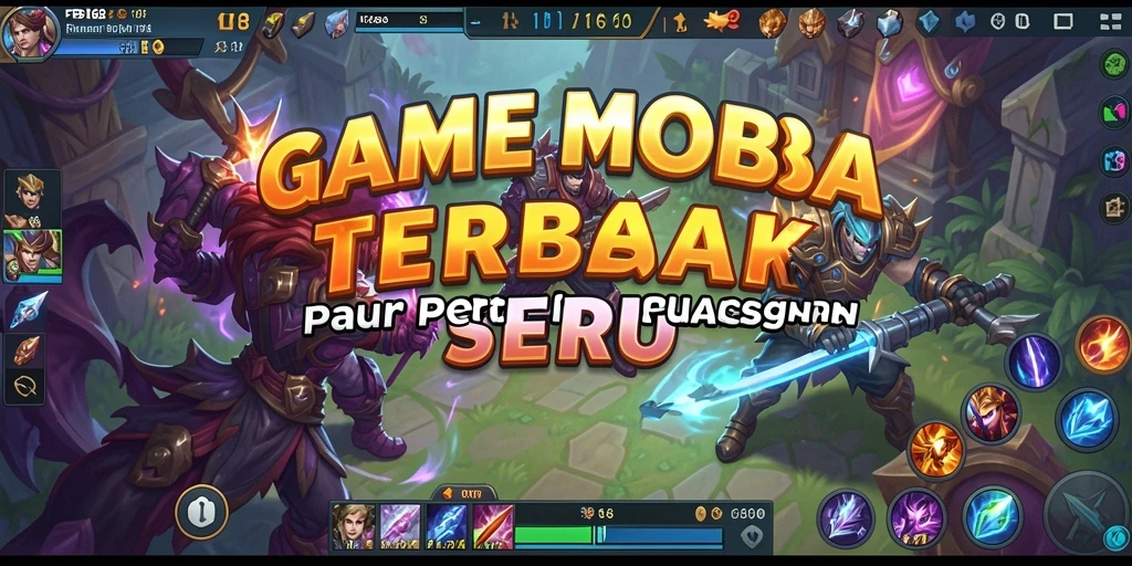 Tampilan gameplay MOBA yang seru dan menegangkan di FB168.