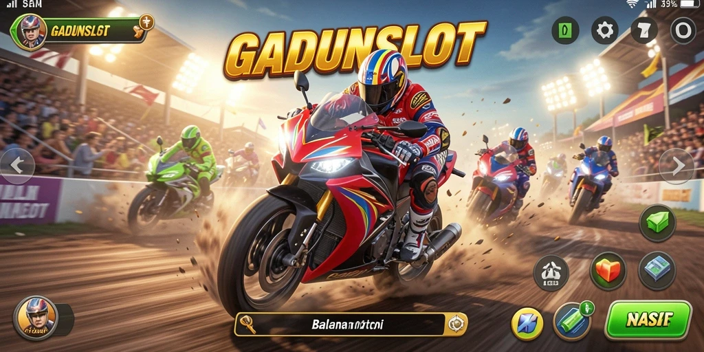 Tampilan gameplay GADUNSLOT yang mendebarkan dan seru.