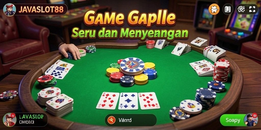 Tampilan gameplay seru di JAVASLOT88 yang memikat.