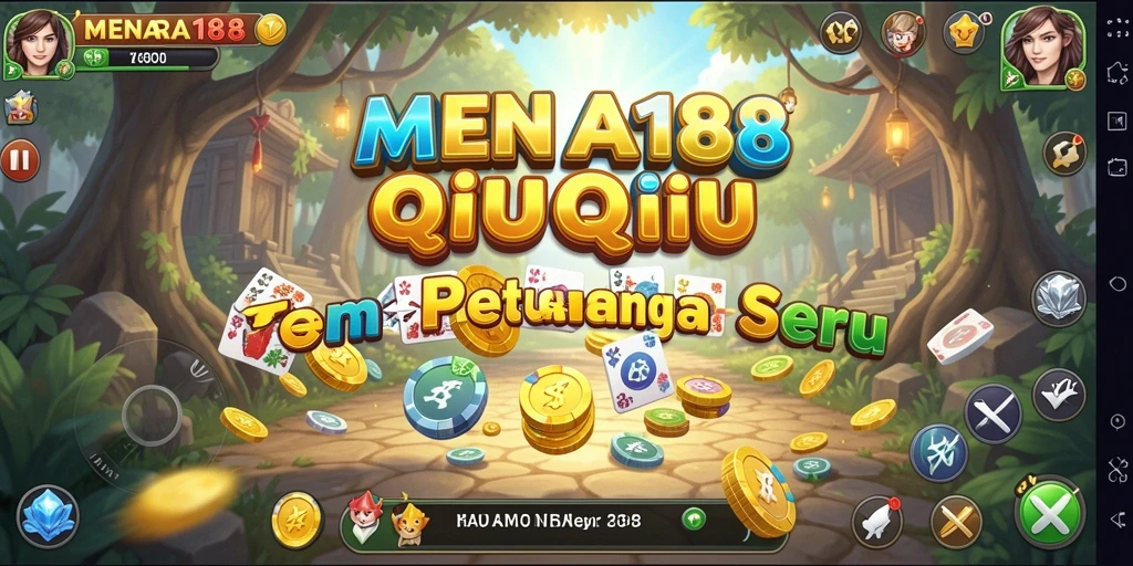 Tampilan menarik dari gameplay QiuQiu di MENARA188.