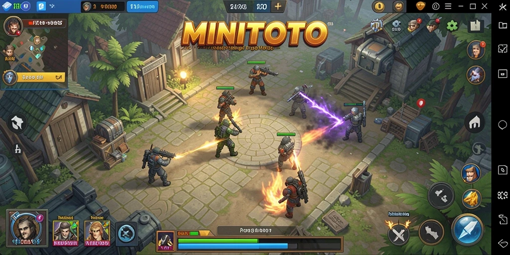 Tampilan screenshot MINITOTO memperlihatkan aksi seru dalam permainan strategi.