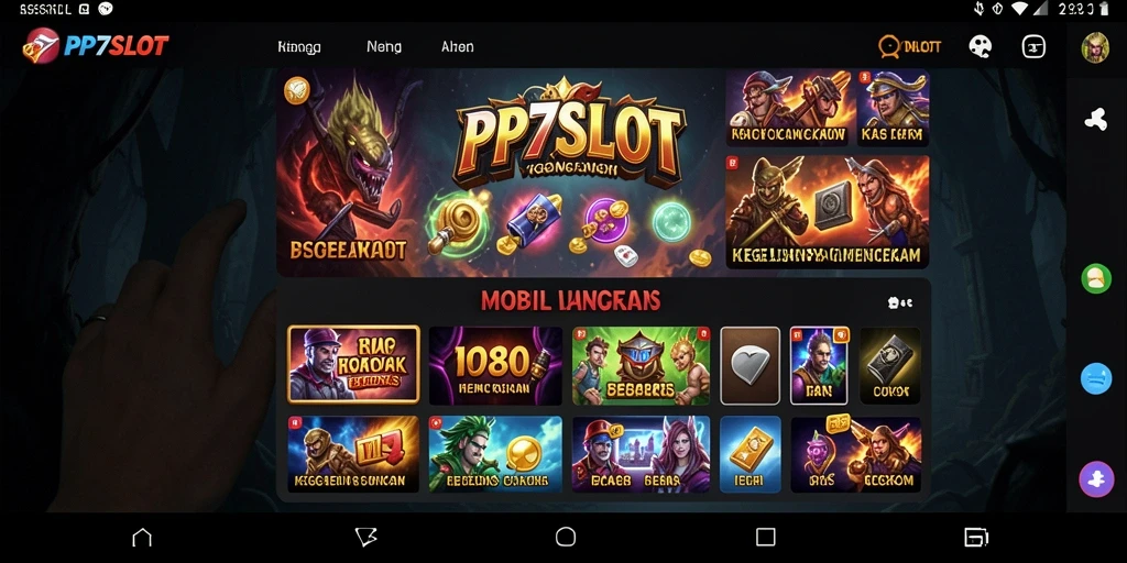 Screenshot gameplay PP7SLOT menampilkan suasana menyeramkan dengan detail yang menakutkan.