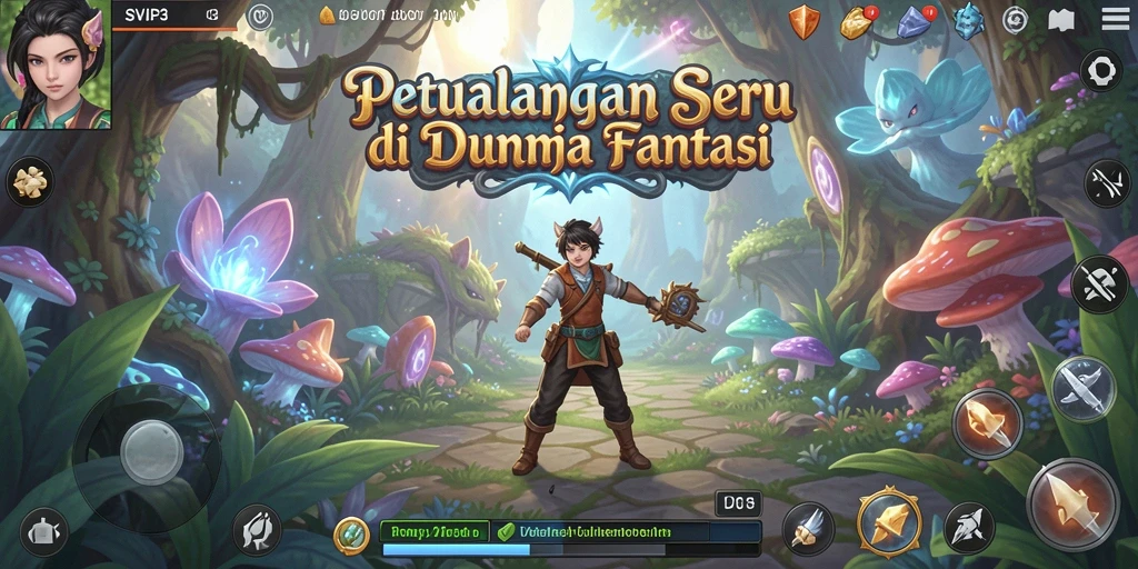 Gameplay petualangan yang mengasyikkan di dunia SVIP3.