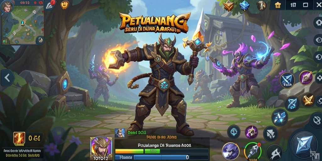 Tampilan gameplay ARPG TOTO12 yang memukau dan mendebarkan.