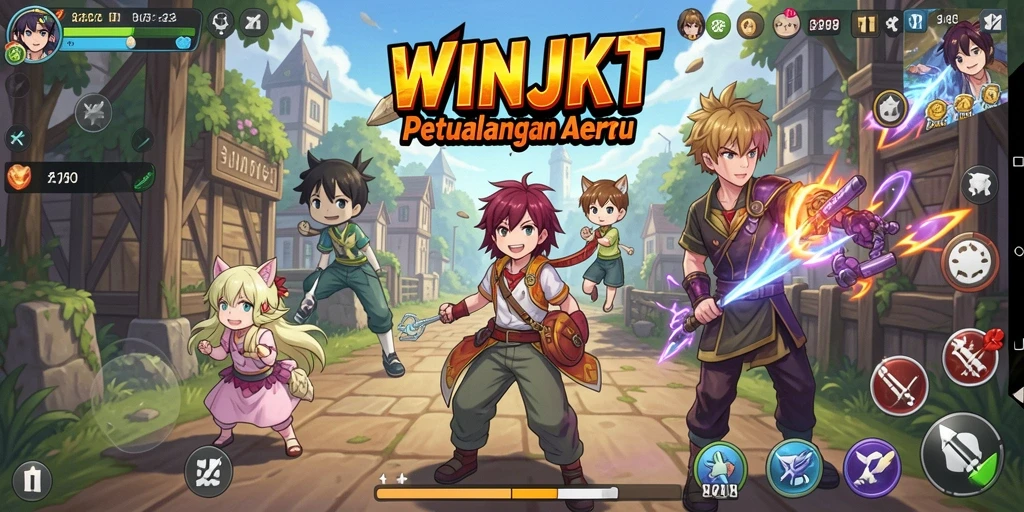 Gameplay menarik dan grafis menawan di WINJKT.